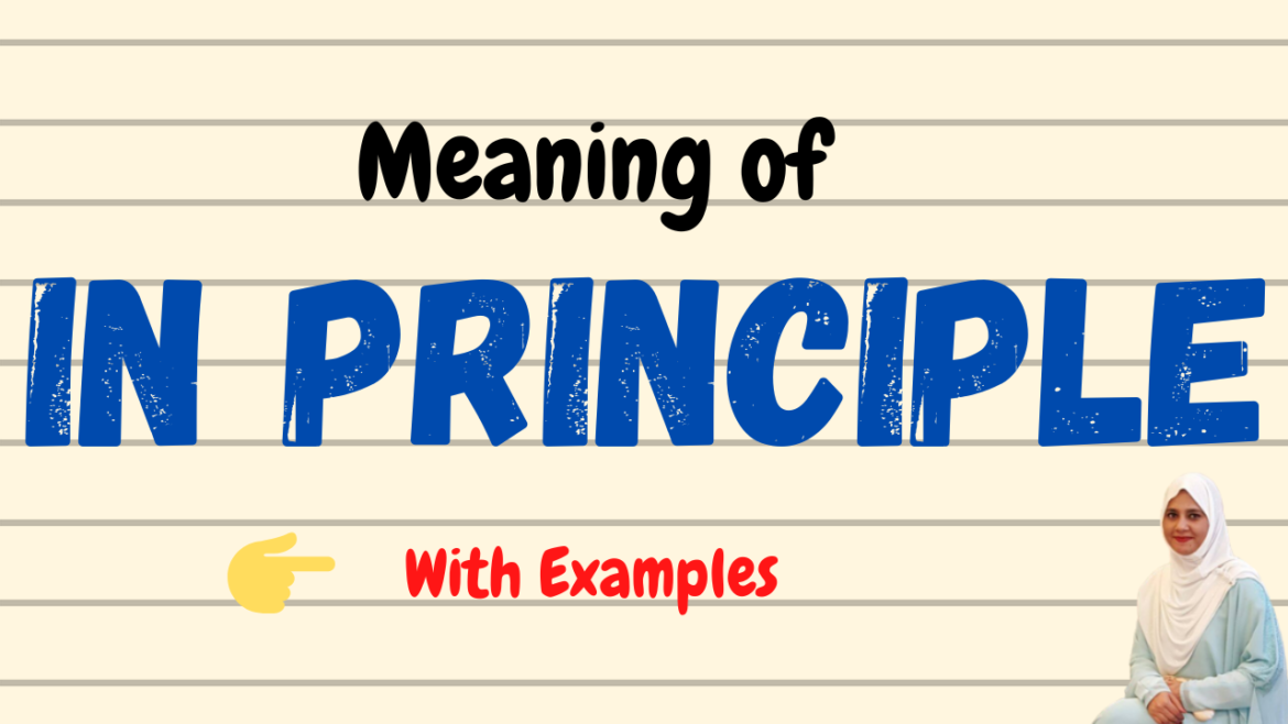 principle meaning in english